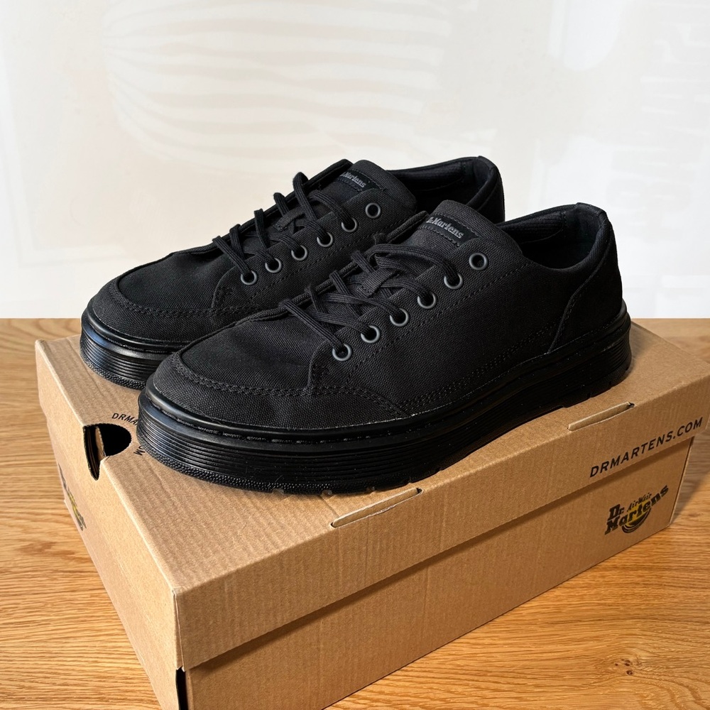 Dr. Martens Brookline Canvas Casual Shoes Sneakers 9 US / 8 UK Black